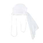 Chiffon Draping Corset White