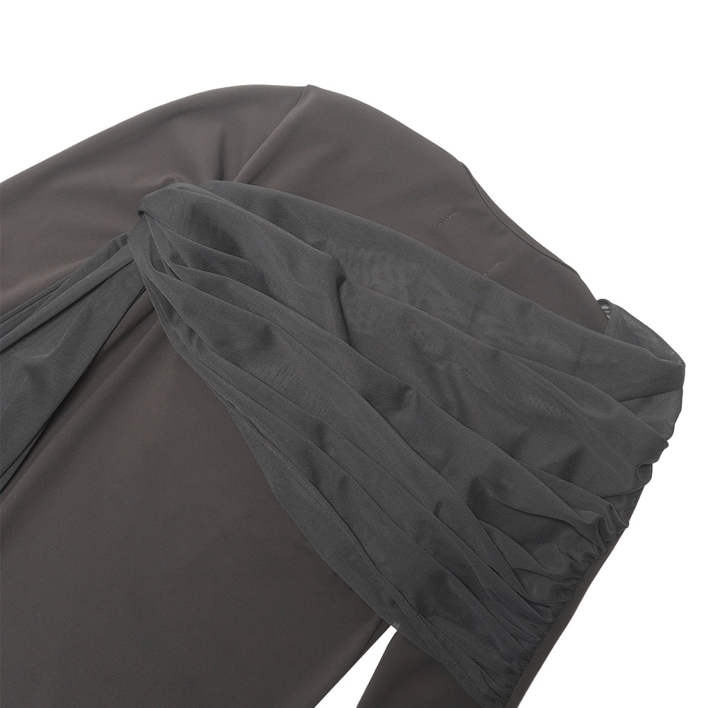 
            
                Load image into Gallery viewer, Draping T-shirt Gray
            
        
