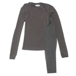 Draping T-shirt Gray