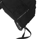 Chiffon Draping Corset Black