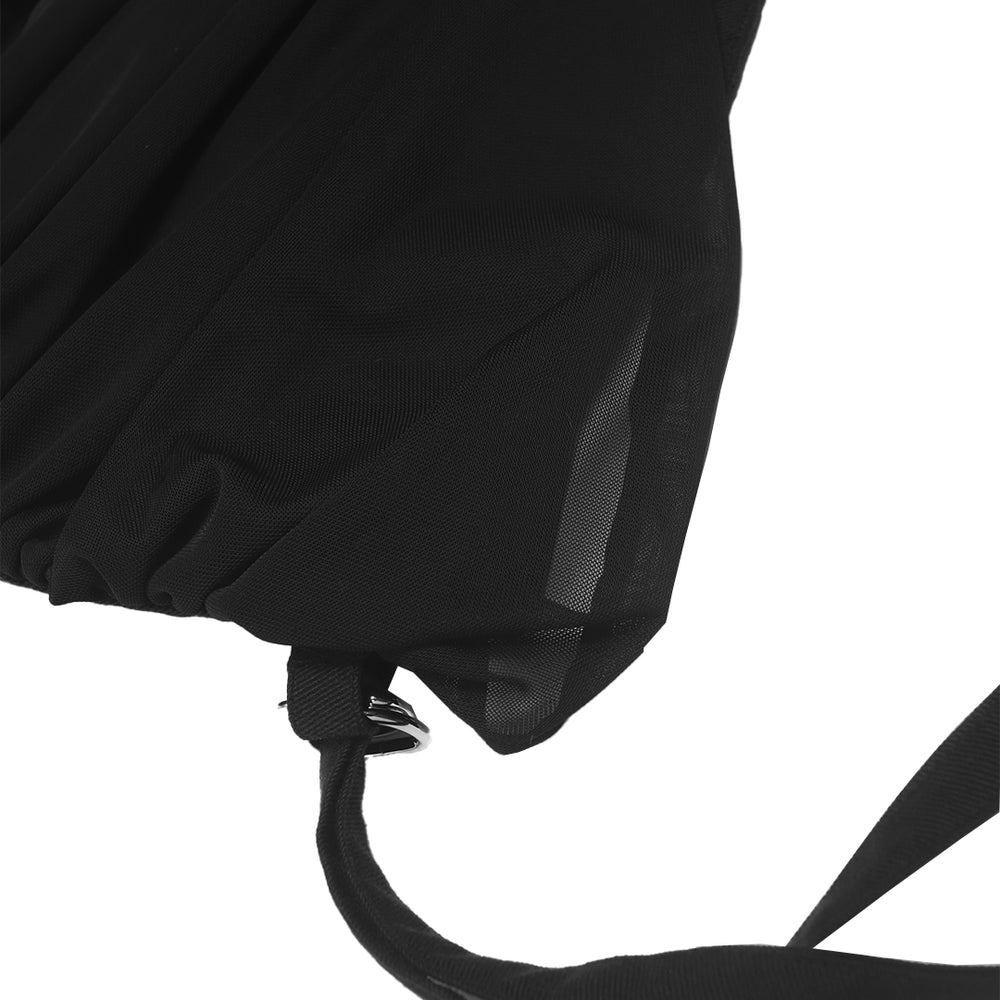 
            
                Load image into Gallery viewer, Chiffon Draping Corset Black
            
        