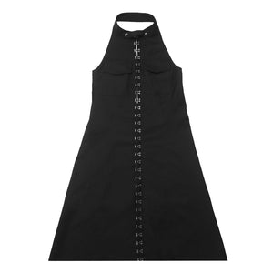 Sleeveless Long One-piece Black