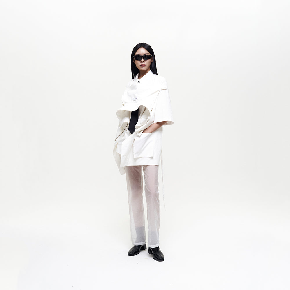 Technical Vest Shirt White