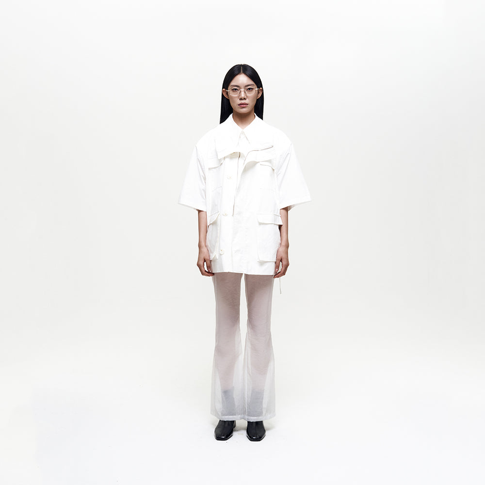Technical Vest Shirt White