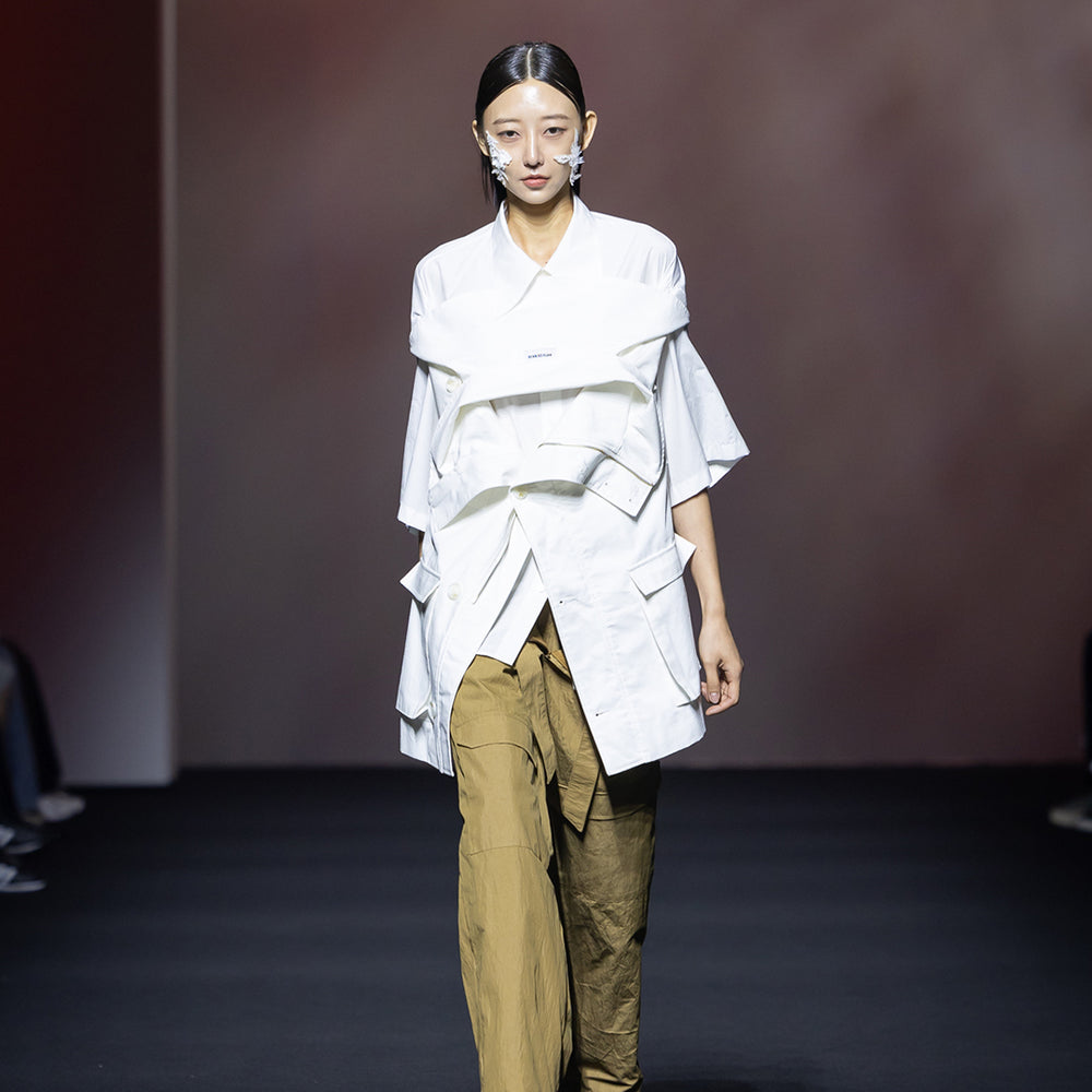 Technical Vest Shirt White