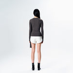 Draping T-shirt Gray