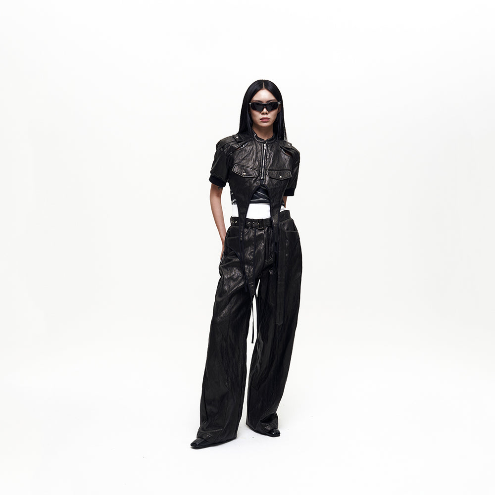 Draping Pants Black
