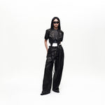 Draping Pants Black