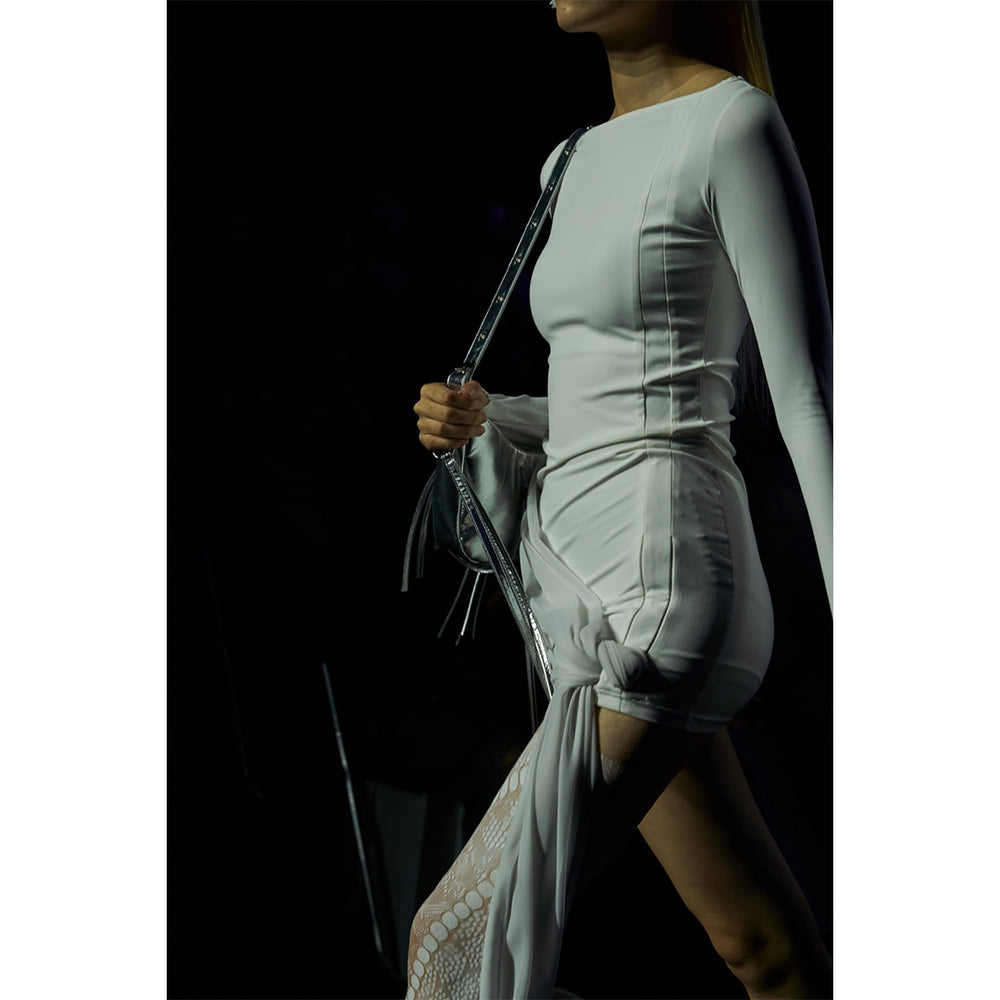 
            
                Load image into Gallery viewer, Draping One-piece White
            
        