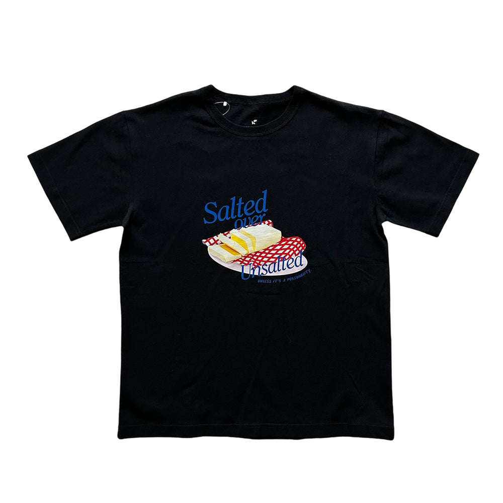 SALTED BUTTER TEE - BLACK