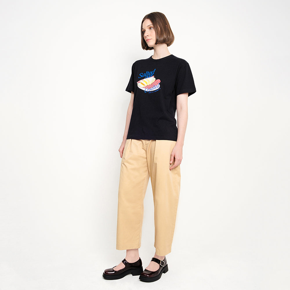 SALTED BUTTER TEE - BLACK