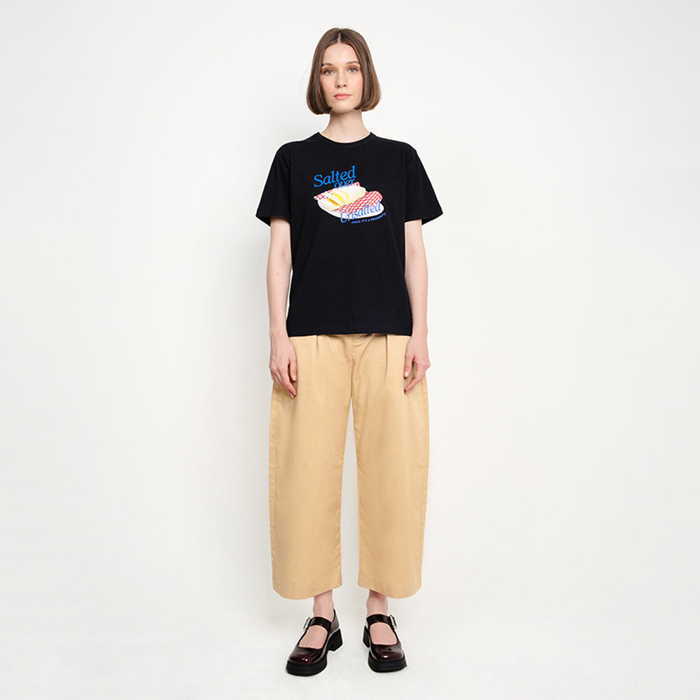 SALTED BUTTER TEE - BLACK