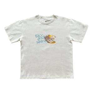 RICE & SHINE TEE - WHITE