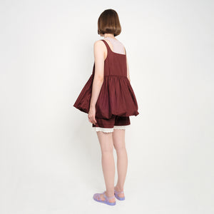 BALOON BABYDOLL - BORDEAUX