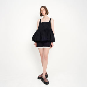 BALOON BABYDOLL - BLACK