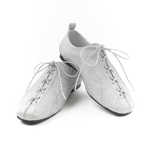 Corset Detailed Dancing Shoes SILVER