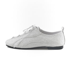 Corset Detailed Dancing Shoes SILVER