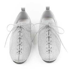 Corset Detailed Dancing Shoes SILVER