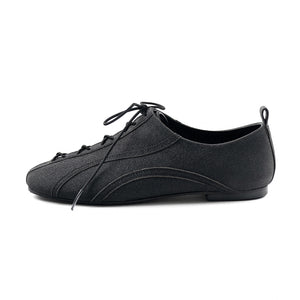 Corset Detailed Dancing Shoes BLACK