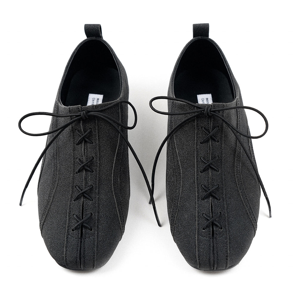 Corset Detailed Dancing Shoes BLACK