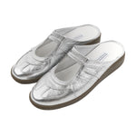 Classic German Army Mary Jane Mules SILVER