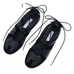 Classic German Army Ballet Shoes BLACK