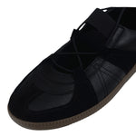 Classic German Army Ballet Shoes BLACK
