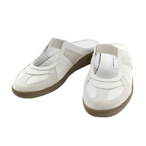 Classic German Army Mary Jane Mules IVORY