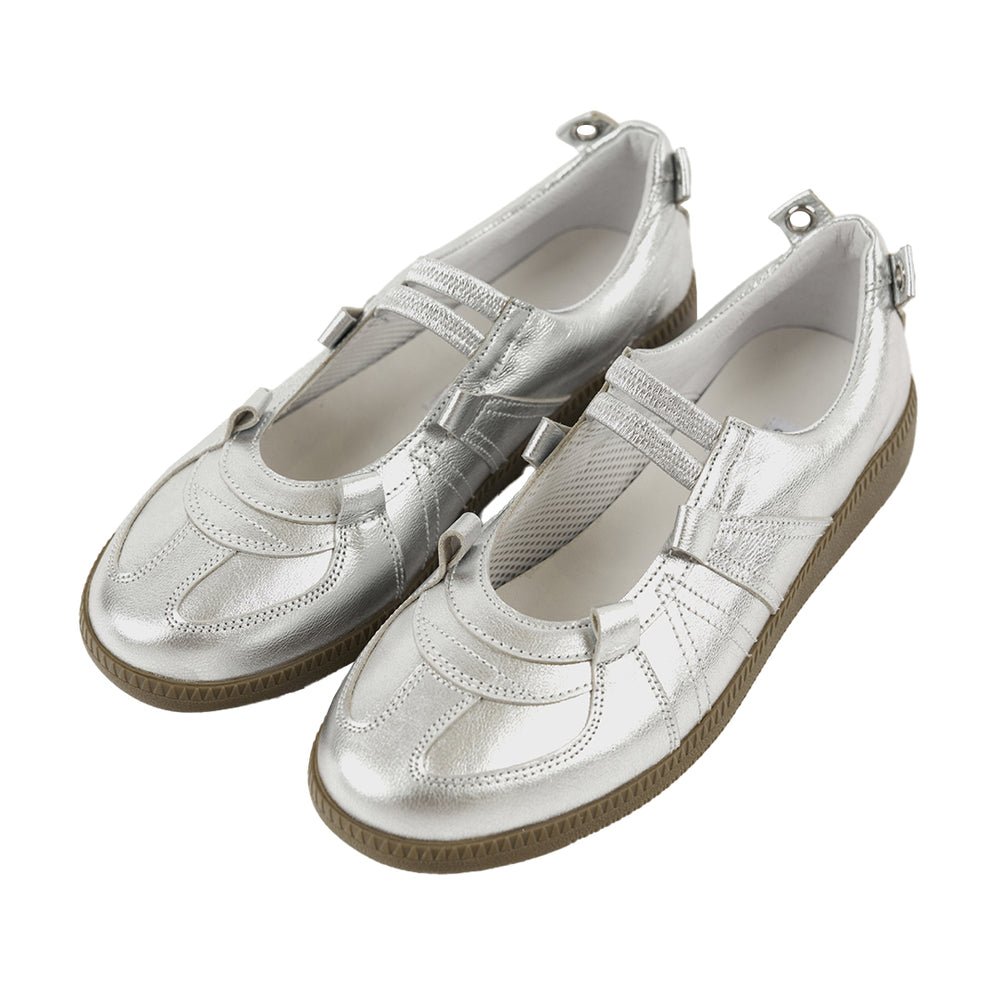 Classic German Army Ballet Shoes SILVER