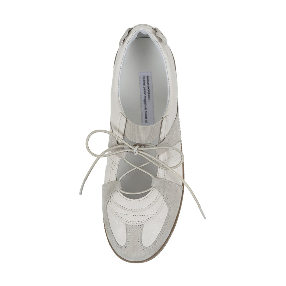 Classic German Army Ballet Shoes IVORY