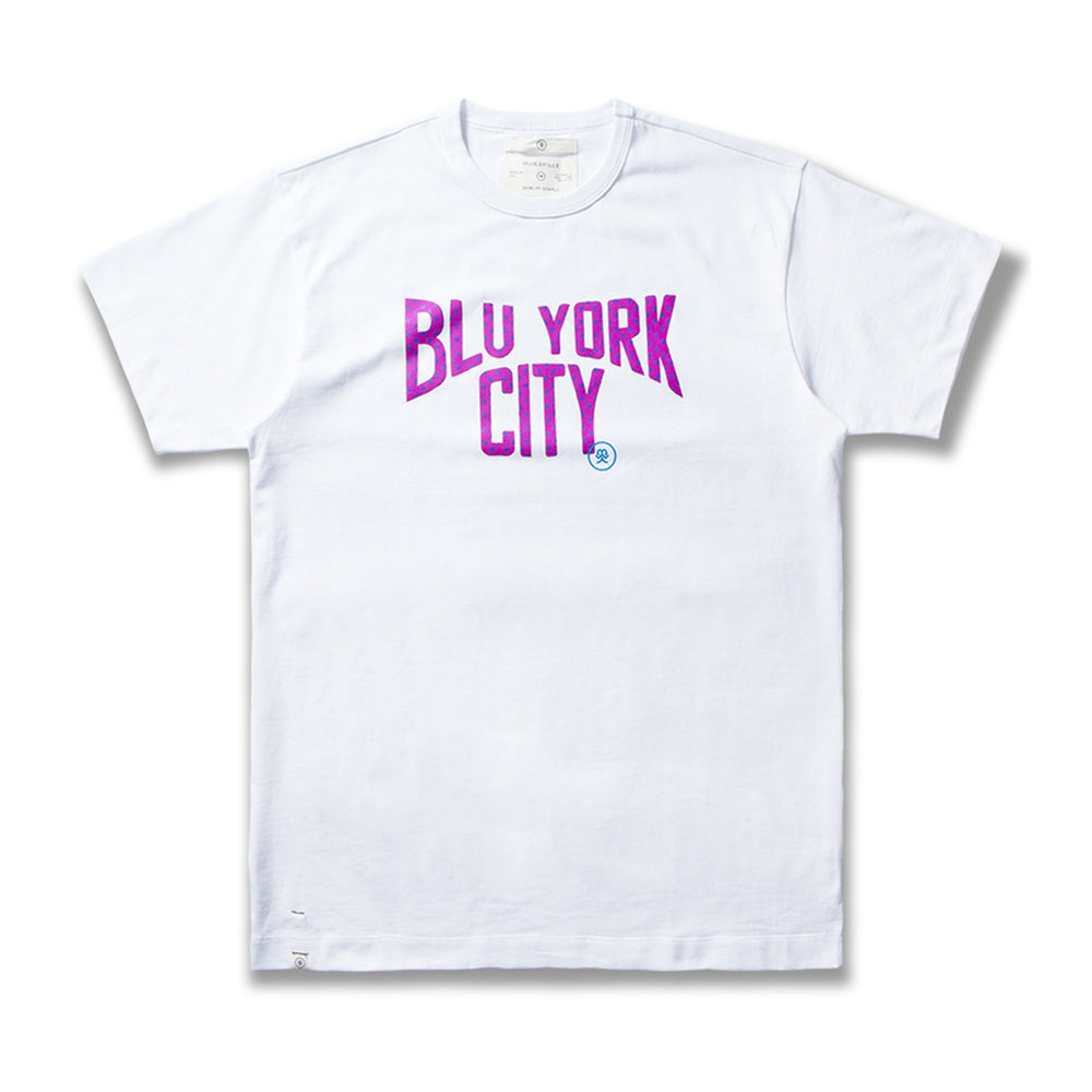 BLU YORK CITY CORE WHITE T-SHIRT