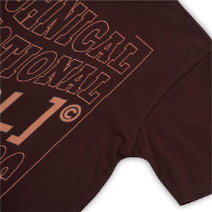 [CPSL] T.F.A Wavey Graphic Brown Tshirt