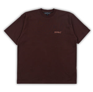 [CPSL] T.F.A Wavey Graphic Brown Tshirt