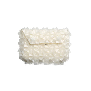 BYO WARRIOR CLUTCH IN WHITE WHITE