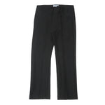 ZIPPER STRAIGHT JEANS BLACK DENIM