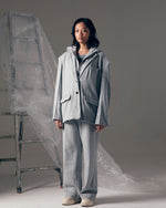 TAILORED HOOD SWEAT SUIT GREY