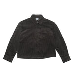 DISTRESSED SHIRT JACKET GREY