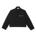 DOUBLE BREASTED SMART JACKET BLACK