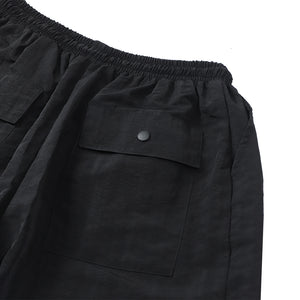 CARGO SWEATPANTS SHORT BLACK DOFF