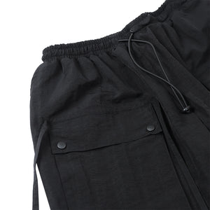 CARGO SWEATPANTS SHORT BLACK DOFF