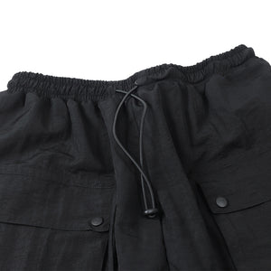 CARGO SWEATPANTS SHORT BLACK DOFF