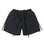 CARGO SWEATPANTS SHORT BLACK DOFF