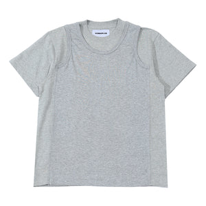 Double Layered T-Shirt Light Grey