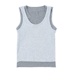 Double layered tank top Light Grey