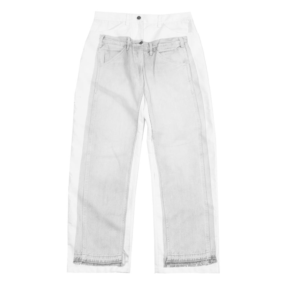 Trompe L'oeil Jeans White