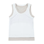 Double layered tank top Cream