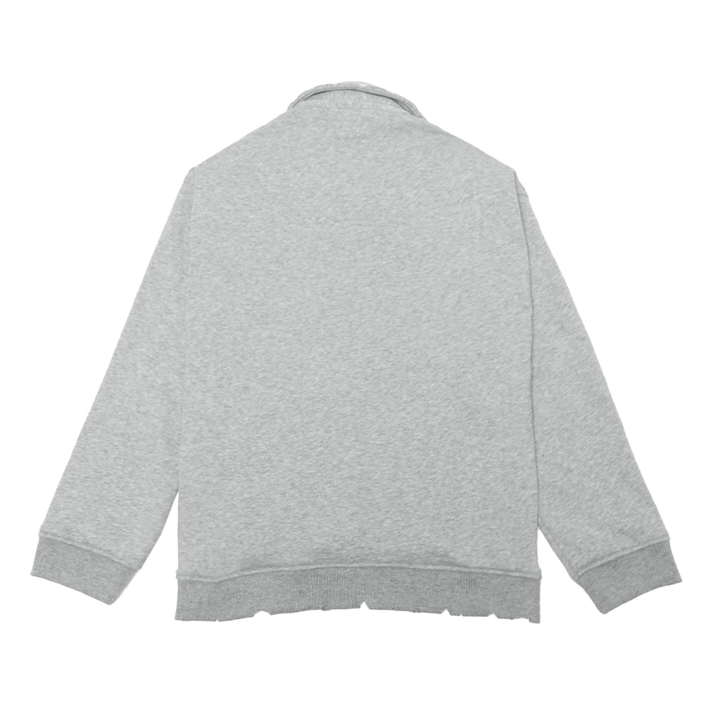 DISTRESSED RUGBY SHIRT GREY