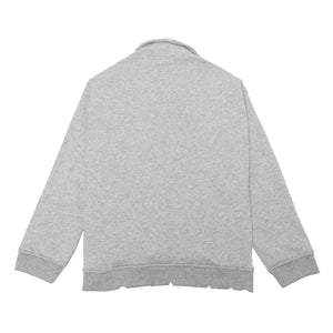 DISTRESSED RUGBY SHIRT GREY