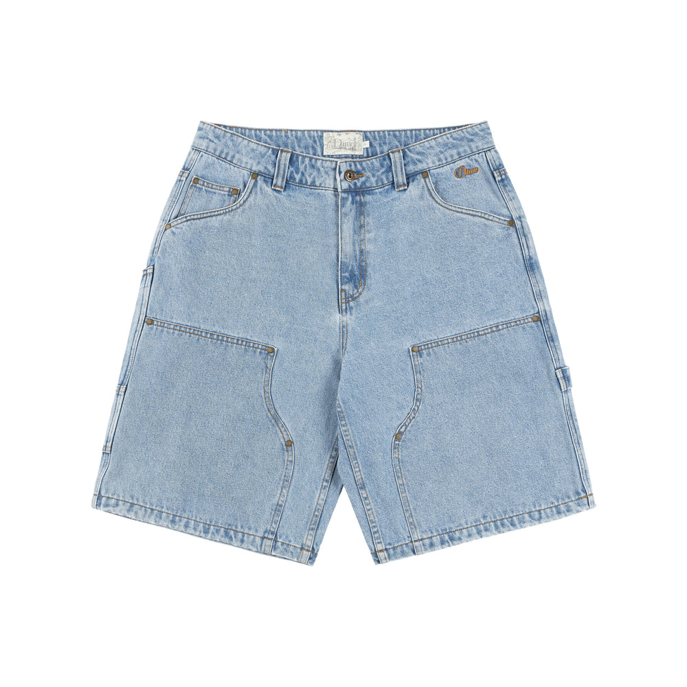 Carpenter Denim Shorts Blue Washed