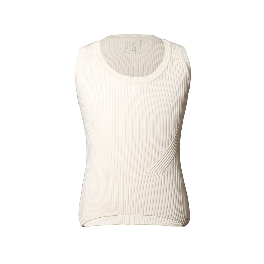 CELESTE KNIT TANK OFF WHITE